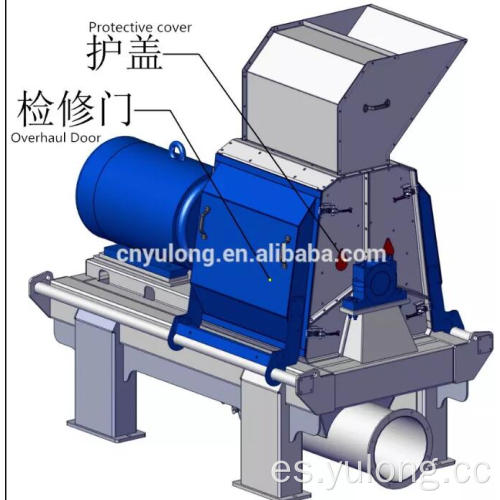 Molino de martillos de madera eficiente Yulong